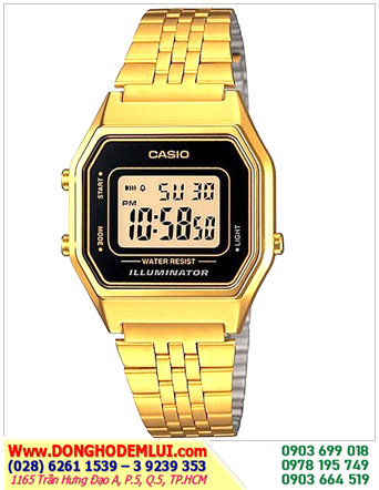 Casio LA-680WGA-1DF; Đồng hồ điện tử LA-680WGA-1DF chính hãng Casio _ Bảo hành 2 năm